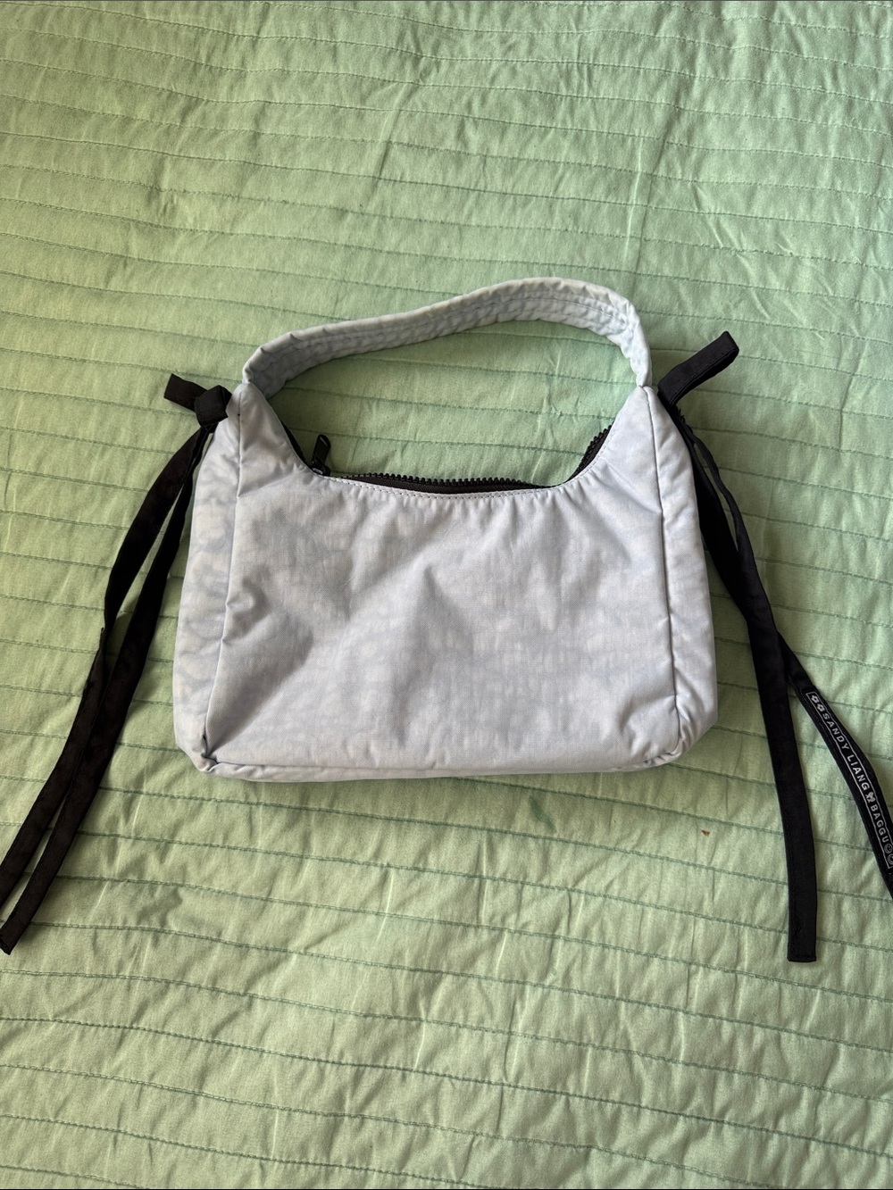 Baggy x Sandy Liang Mini Bow Bag in powder blue